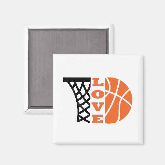 basketbal magneet (Voorkant / Achterkant)
