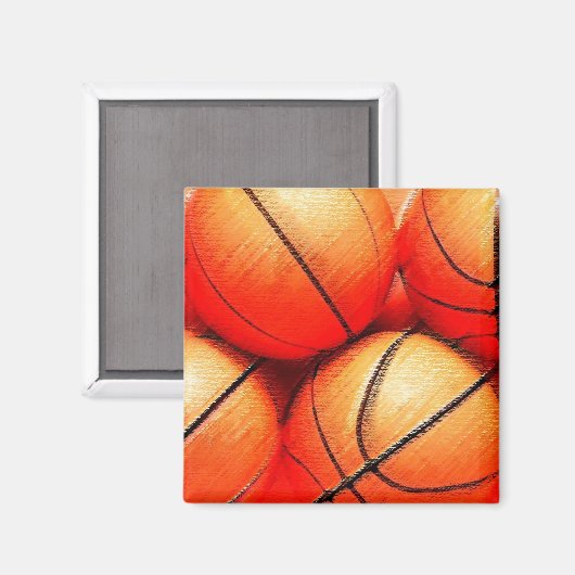 Basketbal Magneet (Voorkant / Achterkant)