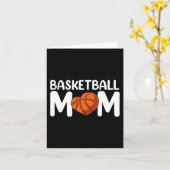 Basketbal Mam Coach Speler Match Team Moeder Mama Kaart (Gele Bloem)