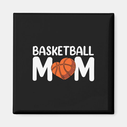 Basketbal Mam Coach Speler Match Team Moeder Mama Magneet (Voorkant)