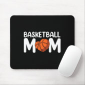 Basketbal Mam Coach Speler Match Team Moeder Mama Muismat (Met muis)