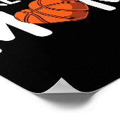 Basketbal Mam Coach Speler Match Team Moeder Mama Poster (Hoek)