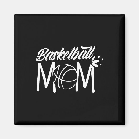 Basketbal Mam Coach Team Speler Match Moeder Mama Magneet (Voorkant)
