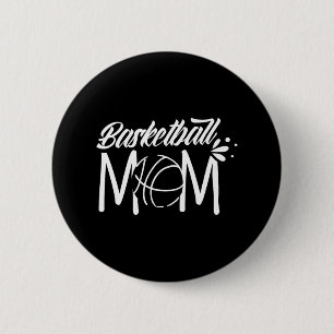 Basketbal Mam Coach Team Speler Match Moeder Mama Ronde Button 5,7 Cm
