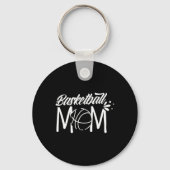 Basketbal Mam Coach Team Speler Match Moeder Mama Sleutelhanger (Voorkant)