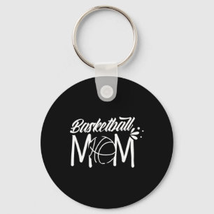 Basketbal Mam Coach Team Speler Match Moeder Mama Sleutelhanger