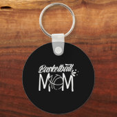 Basketbal Mam Coach Team Speler Match Moeder Mama Sleutelhanger (Voorkant)