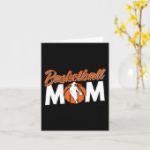 Basketbal Mam Team Coach Speler Match Moeder Mama Kaart (Gele Bloem)