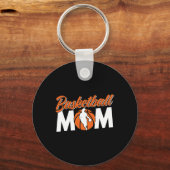 Basketbal Mam Team Coach Speler Match Moeder Mama Sleutelhanger (Voorkant)