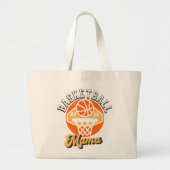 Basketbal Mama Canvas tas (Voorkant)