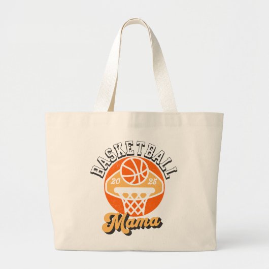 Basketbal Mama Canvas tas (Voorkant)