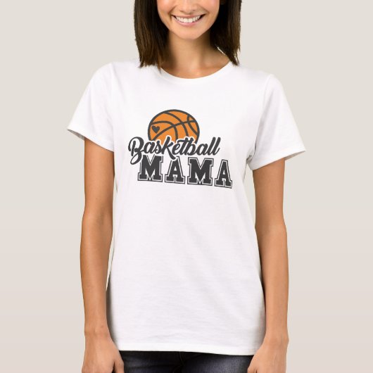 Basketbal Mama T-Shirt (Voorkant)