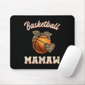 Basketbal Mamaw Bandana Leopard hart fans moeder Muismat (Met muis)
