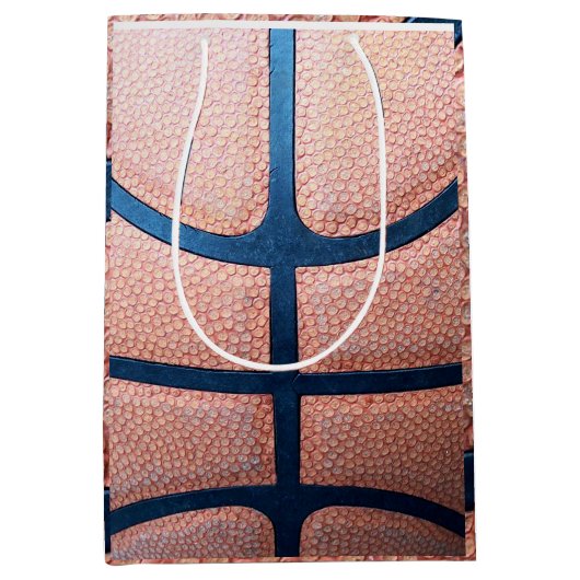 Basketbal Medium Cadeauzakje (Voorkant)