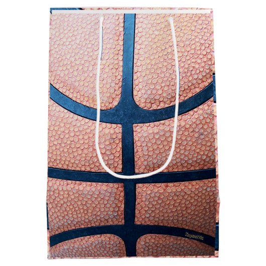 Basketbal Medium Cadeauzakje (Achterkant)