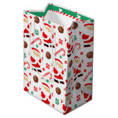 Basketbal Medium Gift Bag Cadeauzakje (Achterkant Gekanteld)