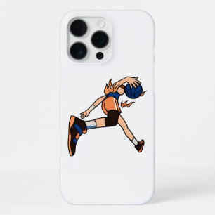 Basketbal Meisje Actie Phonehoes iPhone 16 Pro Max Hoesje
