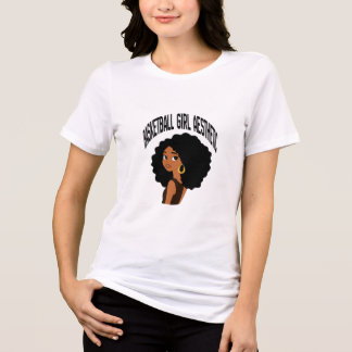 Basketbal Meisje Esthetiek Vrouwen Basketbal Tri-Blend Shirt