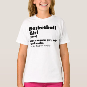 Basketbal Meisje Grappig Woordenboek Definitie Mei T-shirt