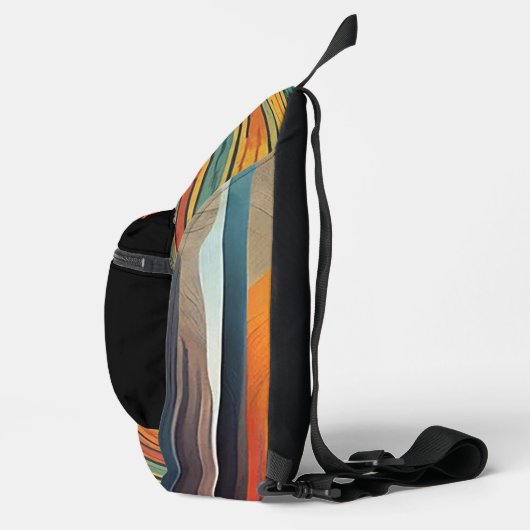 "Basketbal Meisje" Moderne Print Kleine Sling Bag (Rechts)