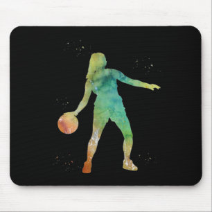 Basketbal Meisje Spelen Muismat