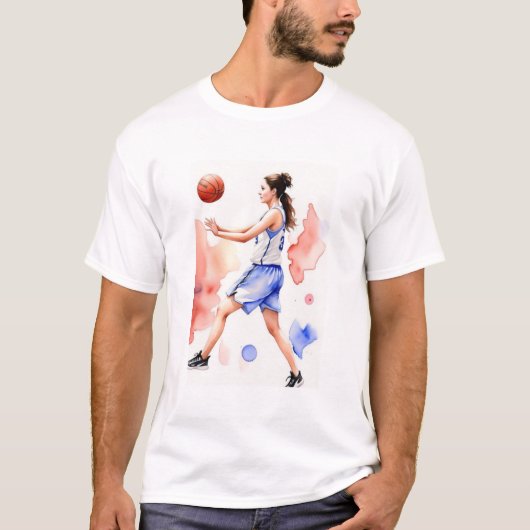 Basketbal Meisje T-shirt (Voorkant)