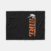 Basketbal Meisje USA Fleece Deken (Voorkant (Horizontaal))
