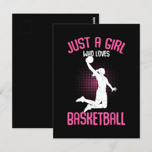 Basketbal Meisje Vrouwen Briefkaart