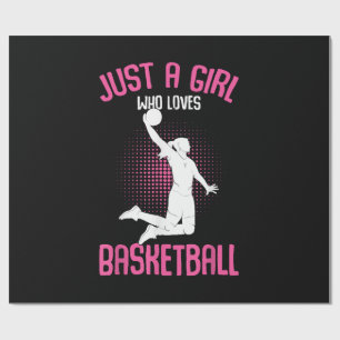 Basketbal Meisje Vrouwen Cadeaupapier