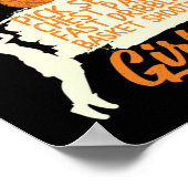 Basketbal Meisje Zoals Ik Schieten Dribbelen Poster (Hoek)