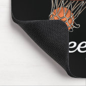 Basketbal meisjes - Ik weet dat ik speel als een m Muismat (Hoek)
