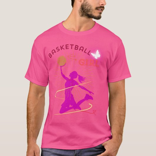 Basketbal Meisjes T-shirt (Voorkant)
