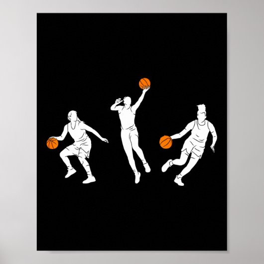 Basketbal Meisjes Vrouwen 1 Poster (Voorkant)