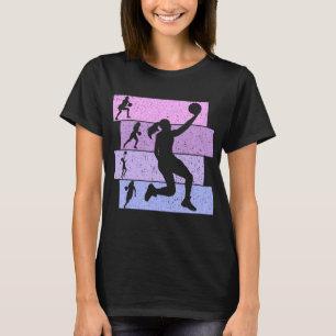 Basketbal Meisjes Vrouwen Kinder T-shirt