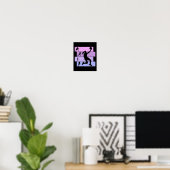 Basketbal Meisjes Vrouwen Kinderen 1 Poster (Thuiskantoor)