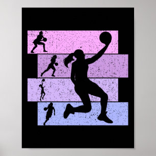 Basketbal Meisjes Vrouwen Kinderen 1 Poster