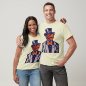 basketbal meloen pak vlinderpak t-shirt (Unisex)