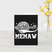 Basketbal memaw kaart (Gele Bloem)
