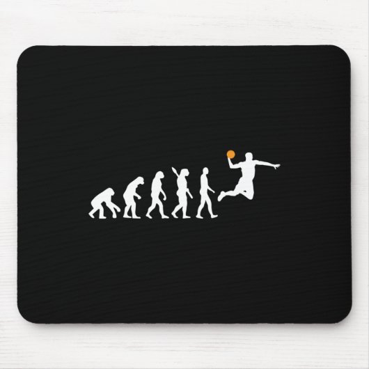 Basketbal - Menselijke evolutie Darwin Muismat (Voorkant)