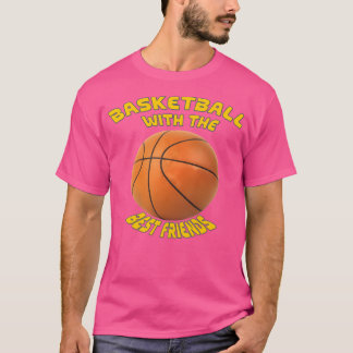 Basketbal met de beste vriend t-shirt