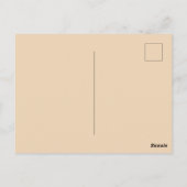 "Basketbal met een scheut Katitude" Verjaardag Briefkaart (Achterkant)