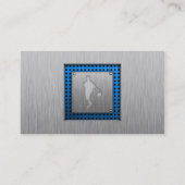 Basketbal; metaal visitekaartje (Achterkant)