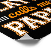 Basketbal Mijn favoriete speler noemt me Papaw Poster (Hoek)