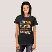 Basketbal Mijn favoriete speler noemt me Papaw T-shirt (Voorkant volledig)