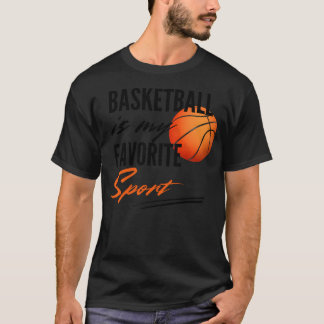 Basketbal mijn favoriete sport t-shirt