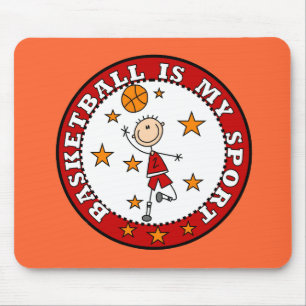 Basketbal Mijn Sport T-shirts en Cadeaus Muismat