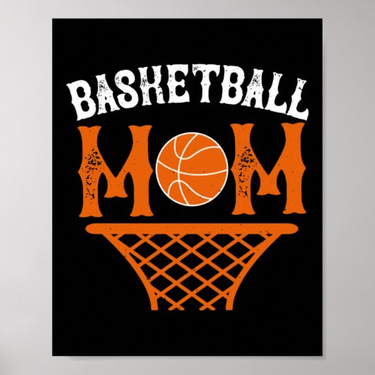 Basketbal Moeder 2 Poster (Voorkant)