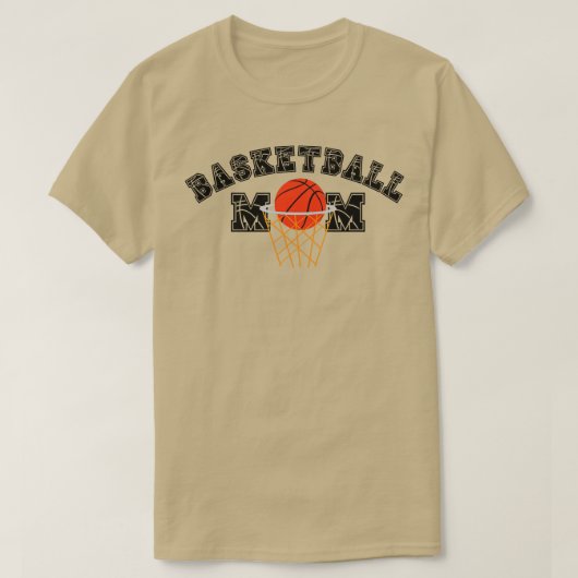 Basketbal Moeder 4 T-shirt (Design voorkant)