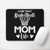 Basketbal Moeder 6 Muismat (Met muis)
