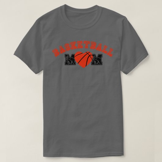 Basketbal Moeder 9 T-shirt (Design voorkant)